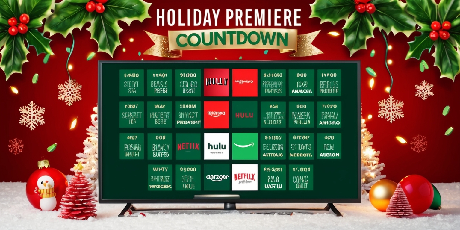 Holiday Premiere Countdown: Your Guide to Streaming Release Dates